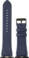 AlzaGuard Genuine Leather Band pro Apple Watch 38/40/41/42mm - modrý - Řemínek