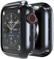 AlzaGuard Matte TPU HalfCase for Apple Watch 38mm Black - Protective Watch Cover