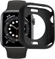 AlzaGuard Matte TPU HalfCase for Apple Watch 44mm Black - Protective Watch Cover