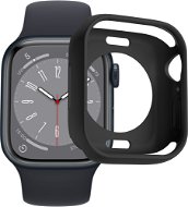 AlzaGuard Matte TPU HalfCase az Apple Watch 41mm számára fekete - Okosóra tok