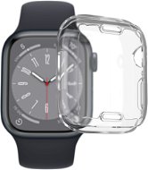 AlzaGuard Crystal Clear TPU FullCase 41 mm-es Apple Watchhoz - Okosóra tok