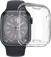 AlzaGuard Crystal Clear TPU FullCase for Apple Watch 45mm - Protective Watch Cover