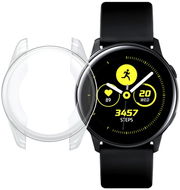 AlzaGuard Crystal Clear TPU HalfCase 42 mm-es Samsung Galaxy Watch 4-hez - Okosóra tok