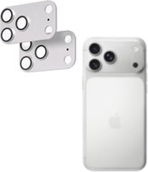 AlzaGuard Metal Lens Protector for iPhone 17 Pro Max silver - Camera Glass