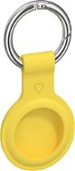 AlzaGuard Silikon-Schlüsselanhänger für Airtag gelb - AirTag Schlüsselanhänger