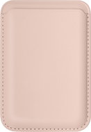 MagSafe peněženka AlzaGuard PU Leather Card Wallet Compatible with Magsafe - pudrově růžová - MagSafe peněženka