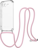 AlzaGuard Luxe Lanyard Case for Google Pixel 10a - Pink - Phone Cover
