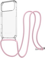 AlzaGuard Luxe Lanyard Case pro iPhone 18 Pro růžový - Phone Cover