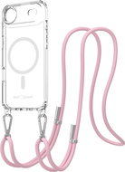 AlzaGuard Luxe Detach Lanyard Case Compatible with MagSafe für iPhone Air rosa - Handyhülle