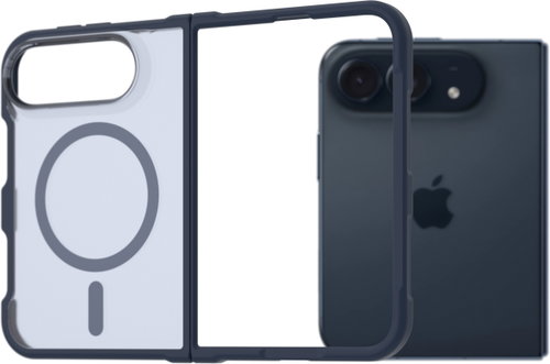 AlzaGuard Matte Case Compatible with Magsafe for iPhone Fold dark blue - Phone Cover - Main image