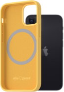 AlzaGuard Silicone Case Compatible with Magsafe for iPhone 12 Mini yellow - Phone Cover