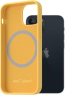 AlzaGuard Silicone Case Compatible with Magsafe for iPhone 13 Mini yellow - Phone Cover