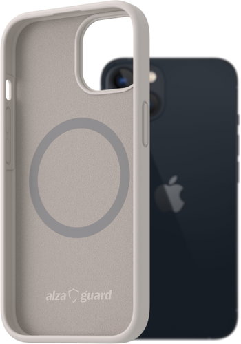 AlzaGuard Silicone Case Compatible with Magsafe pro iPhone 13 bílý Hlavní obrázek AlzaGuard Silicone Case Compatible with Magsafe pro iPhone 13 bílý - Kryt na mobil - Hlavní obrázek