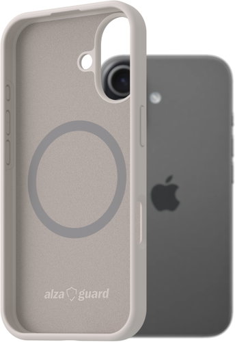 AlzaGuard Silicone Case Compatible with Magsafe for iPhone 17 white Main image AlzaGuard Silicone Case Compatible with Magsafe for iPhone 17 white - Phone Cover - Main image