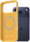 AlzaGuard iPhone 17 Pro Max sárga szilikon Magsafe tok - Telefon tok