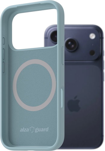 AlzaGuard Silicone Case Compatible with Magsafe for iPhone 17 Pro Max light blue Main image AlzaGuard Silicone Case Compatible with Magsafe for iPhone 17 Pro Max light blue - Phone Cover - Main image