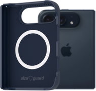 AlzaGuard Silicone Case Compatible with Magsafe for iPhone Fold dark blue - Phone Cover