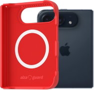 AlzaGuard Silicone Case Compatible with Magsafe for iPhone Fold red - Phone Cover