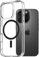 AlzaGuard Crystal Clear TPU Case Compatible with Magsafe pro iPhone 16 Pro - černý - Kryt na mobil