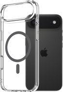 AlzaGuard Crystal Clear TPU Case Compatible with Magsafe for iPhone Air - Grey - Phone Cover