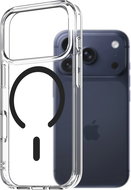 AlzaGuard Crystal Clear TPU Case Compatible with Magsafe for iPhone 17 Pro - Black - Phone Cover