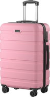 AlzaGuard Traveler Suitcase, sized. M - pink - Suitcase