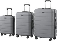 AlzaGuard Traveler Suitcase, 3pcs set - grey - Case Set