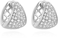 Agato Sparkling silver earrings with cubic zirconia AGUC3534 (Ag925/1000 4,8 g) - Earrings