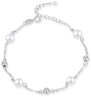 Agato Elegant silver bracelet with pearls AGB759/21P (Ag925/1000 2,6 g) - Bracelet