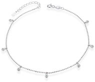 Agato Fine silver bracelet with cubic zirconia AGB772/21 (Ag925/1000 1,7 g) - Bracelet