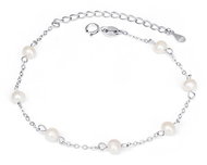 Agato Lovely silver bracelet with pearls AGB784/21P (Ag925/1000 1,9 g) - Bracelet