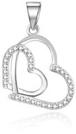 Agato Silver pendant with hearts AGH745 (Ag925/1000 1,5 g) - Charm