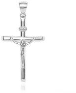 Agato Silver pendant Cross with Jesus AGH747 (Ag925/1000 3 g) - Charm