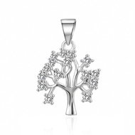 Agato Lovely silver pendant with cubic zirconia Tree of Life AGH768 (Ag925/1000 1,2 g) - Charm