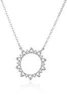 Agato Beautiful silver necklace Sunshine AGS1571/47 (Ag925/1000 2,6 g) - Necklace