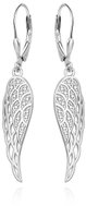 Agato Silver dangle earrings Angel wings AGUC2360L (Ag925\1000 2,7 g) - Earrings