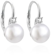Agato Elegant silver earrings with pearls AGUC3514P - W (Ag925\1000 3,2 g) - Earrings