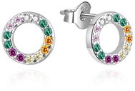 Agato Beautiful silver earrings Ring AGUP3464 (Ag925\1000 0,9 g) - Earrings