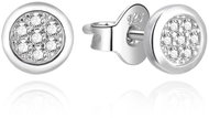 Agato Small silver earrings with cubic zirconia AGUP3485 (Ag925\1000 1 g) - Earrings