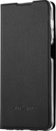AlzaGuard Premium Flip Case Samsung Galaxy A12 fekete tok - Mobiltelefon tok