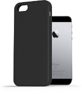 AlzaGuard Premium Liquid Silicone Case pro iPhone 5 / 5S / SE černé - Kryt na mobil