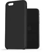 Telefon tok AlzaGuard Premium Liquid Silicone Case iPhone 7 / 8 / SE 2020 / SE 2022 fekete tok - Kryt na mobil