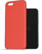 Phone Cover AlzaGuard Premium Liquid Silicone Case for iPhone 7/8/SE 2020/SE 2022 Red - Kryt na mobil
