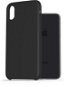 AlzaGuard Premium Liquid Silicone Case iPhone X / Xs fekete tok - Telefon tok