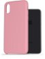 Phone Cover AlzaGuard Premium Liquid Silicone Case for iPhone X/Xs Pink - Kryt na mobil