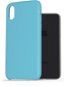 Telefon tok AlzaGuard Premium Liquid Silicone Case iPhone X / Xs kék tok - Kryt na mobil