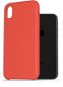 Kryt na mobil AlzaGuard Premium Liquid Silicone iPhone Xr červené - Kryt na mobil