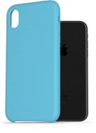 Phone Cover AlzaGuard Premium Liquid Silicone Case for iPhone Xr Blue - Kryt na mobil