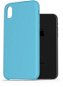 AlzaGuard Premium Liquid Silicone Case for iPhone Xr Blue - Phone Cover