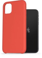 AlzaGuard Premium Liquid Silicone Case for iPhone 11 Red - Phone Cover